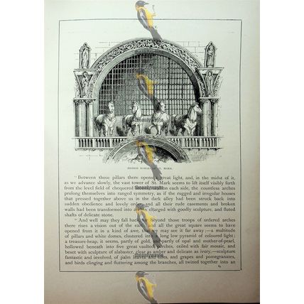 Bronze Horses Of St Mark, Venice, Italy, Book Illustration (Print), c1890