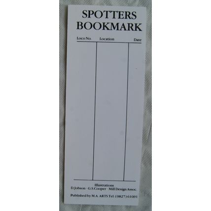 Spotters Bookmark - Class 73 Gatwick Express 73123