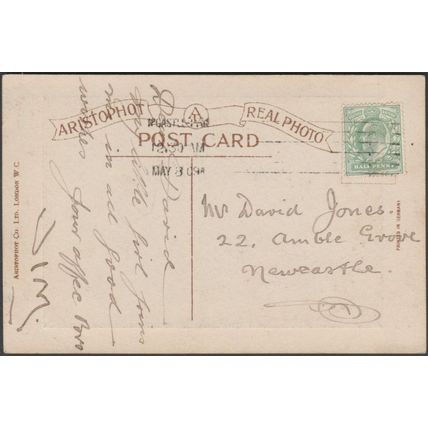 Birthday Wishes, 1909 - Aristophot RP Postcard