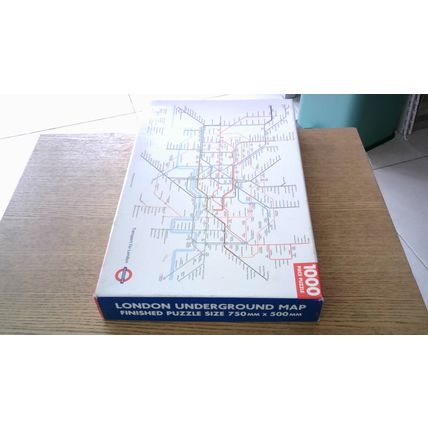 LONDON UNDERGROUND MAP Jigsaw Puzzle (1000 Piece) Robert Frederick (2015)