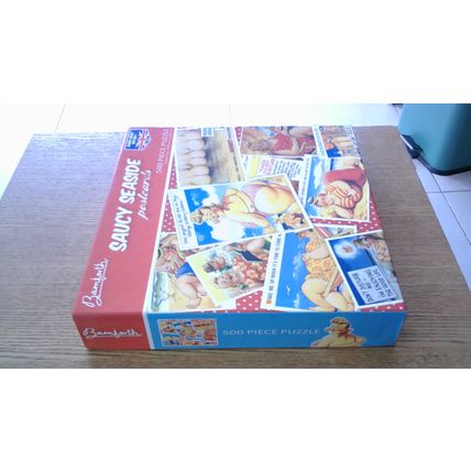 SAUCY SEASIDE POSTCARDS by BAMFORTH Jigsaw Puzzle (500 Piece) The Works