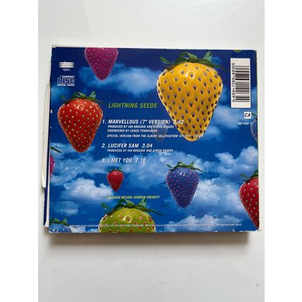 LIGHTNING SEEDS - MARVELLOUS (UK LIMITED EDITION AUDIO CD SINGLE, 1995)