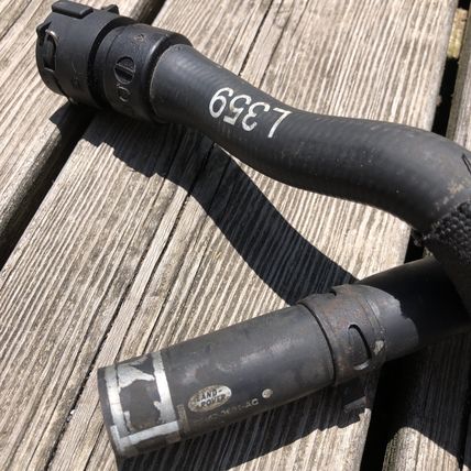 Land Rover LR2 LR039407 Heater Coolant Outlet Hose Set OEM 2.0L