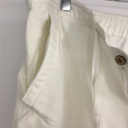 Cubavera Men's Pants XL Linen Blend Elastic Draw String White Summer Lightweight