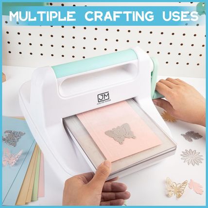 6In Die Cutting Machine, Manual Embossing Machine for Scrapbooking Starter (Blue