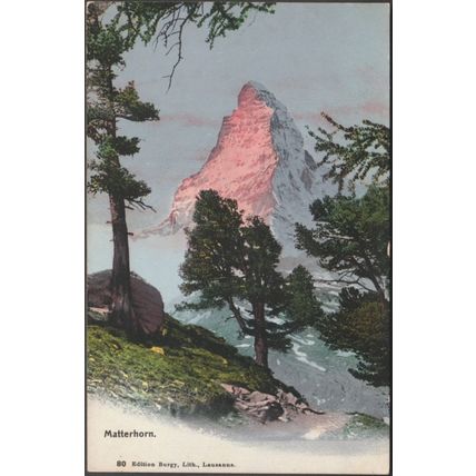 Matterhorn, c.1905-10 - Edition Burgy CPA