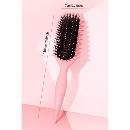 Pink Curl-Enhancing Air Cushion Comb