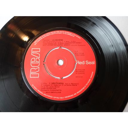 7" 1963 EP THE PEARL FISHERS.BIZET.VERDI. RCA FCX 7114 .PUCCINI. EXCELLENT