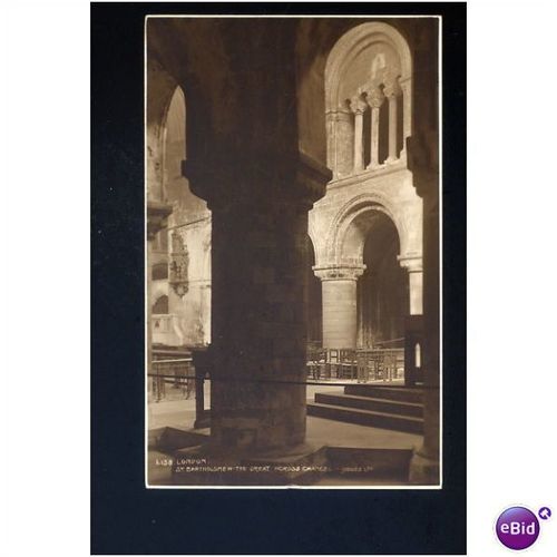 LONDON St Bartholomew Chancel Postcard by Judges (L158)