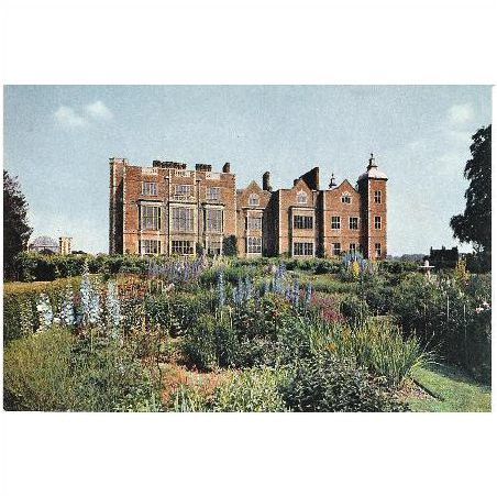 Hatfield, Hertfordshire - Hatfield House West Front - Dixon postcard 1960s