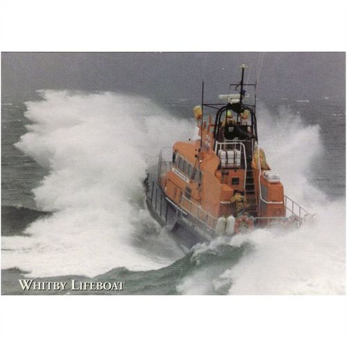 Postcard Whitby Lifeboat Trent Class George & Mary Webb