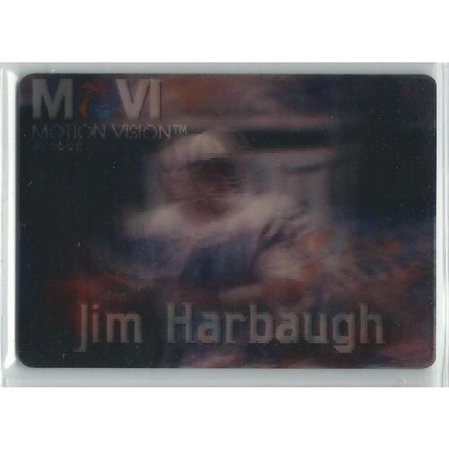 JIM HARBAUGH ' MOVI MOTION ' card ( 1996 )