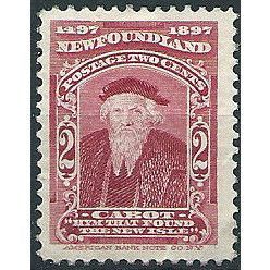 Newfoundland 1897 SG67 2c Bright Rose Mounted Mint ....