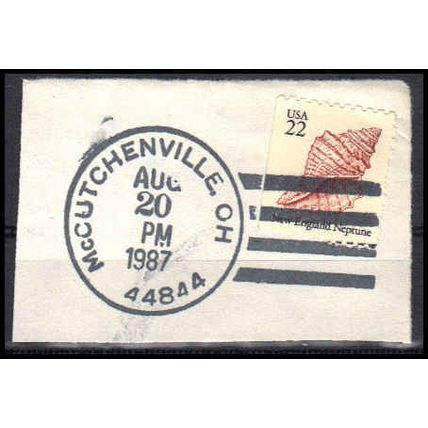 Used 2117 22c Frilled Dogwinkle Mccutchenville, OH. E1167