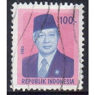 Indonesia 1980 Definitive - President Suharto 100Rp Used