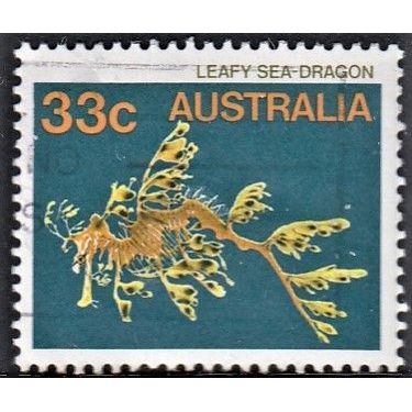 AUSTRALIA,1985 33c Leafy Sea-Dragon, SG 926 (Scott #909), fine used