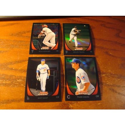 2011 Bowman Chrome, 9-Cards, Stars, KEMP/TEJADA/ABREU ++