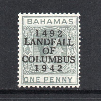 Bahamas - 1942 - 1d Pale Slate (sg163) Mint Hinged