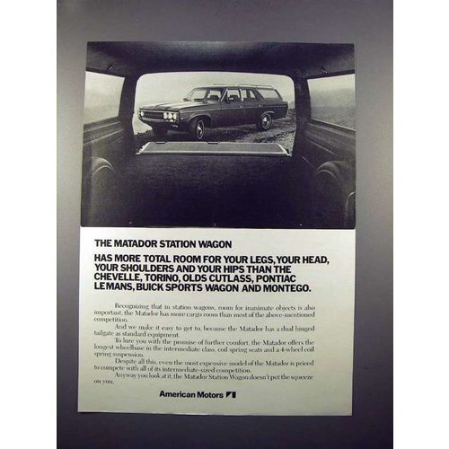 1971 American Motors Matador Station Wagon Ad!