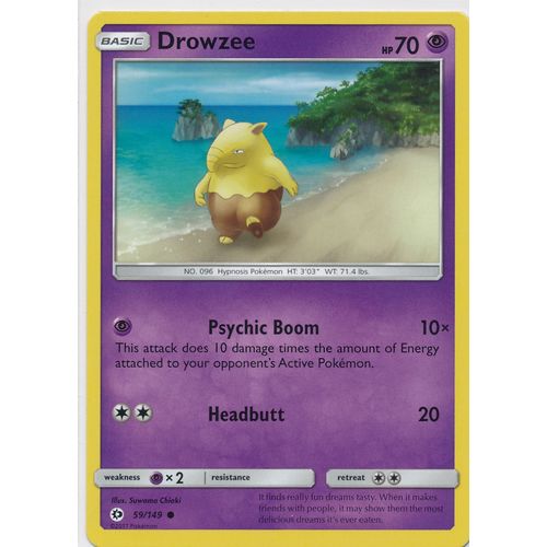 Pokemon Sun & Moon 59/149 Drowzee