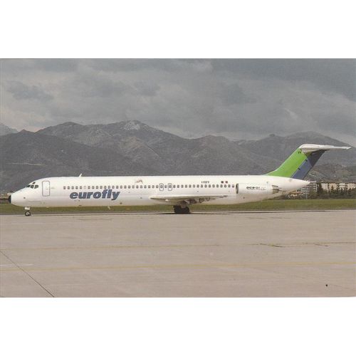 Eurofly Douglas DC9 51 Aircraft Postcard (A21119)