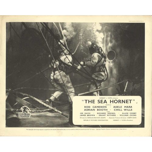 THE SEA HORNET Rod Cameron, Adele Mara, Adrian Booth F-O-H Stills (4)