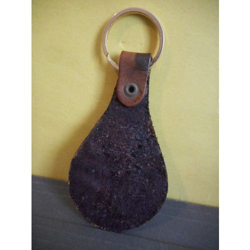 Yellowknife Northwest Territories Canada Leather Keychain,Hunting,Elk,Caribou