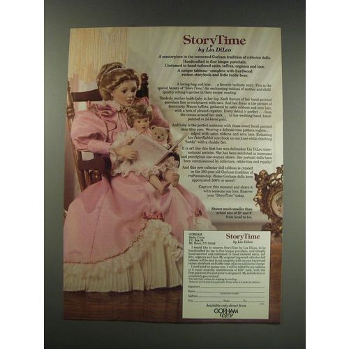 1991 Gorham StoryTime by Lia DiLeo Doll Ad