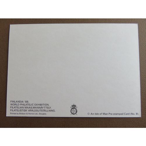 Isle of Man Post Office Authority, Finlandia '88, Isle of Man Postcard