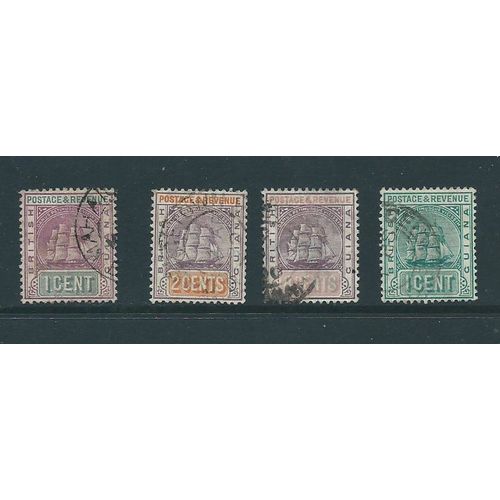 british guiana stamps george v sg193 range sg 193 sg213 used