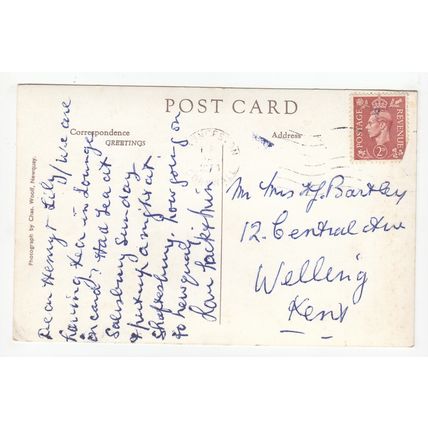 The Lounge Jamaica Inn Bolventor Postcard 1953 Cornwall