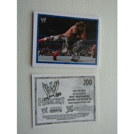 Topps - Merlin 2008 WWE Heroes Wresting Stickers 1-216 & P1-P15 Variants (EB2)