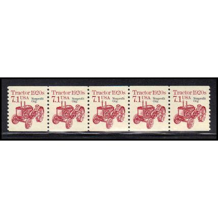 2127a 7.1c Tractor Very Fine MNH Dry Gum PNC 1/5 X0754