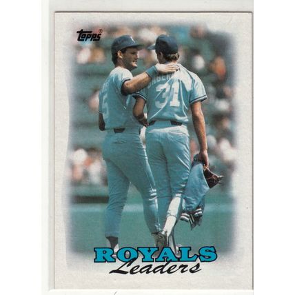 1988 Topps baseball card George Brett Team Leader #141- Royals HOF