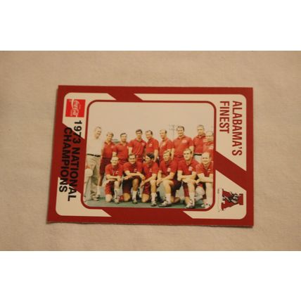 1973 National Championship 1989 Collegiate Collection Alabama's Finest NO. 436