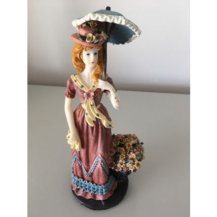 ORNAMENT - UMBRELLA GIRL (PURPLE DRESS)