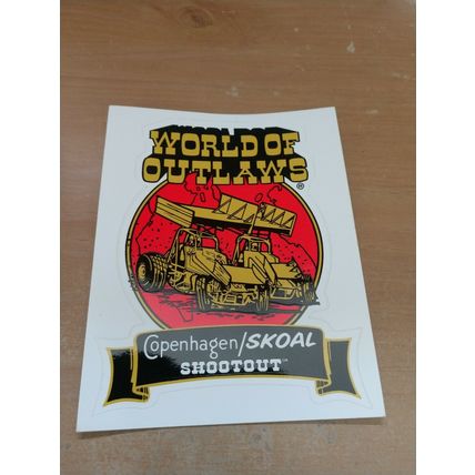 Skoal World Of Outlaws Vinyl Sticker