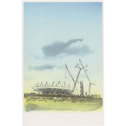 Queen Elizabeth Olympic Park Stadium 2011 Construction Postcard