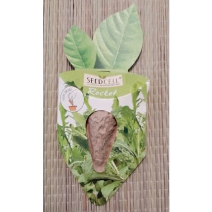 Rocket Salad Leaf Seed Pod x 4 Seed Cell 100% Biodegradable