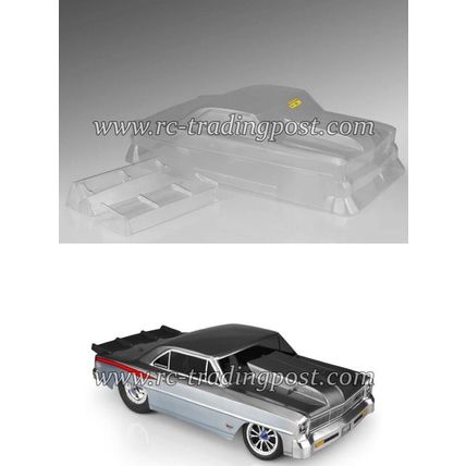 Clear RC Body 1966 CHEVY II NOVA 1/10 (WB 12.75" 324mm) (22S/DR10/Slash/Drag)