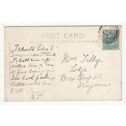 Marine Parade Hythe Postcard 1905 Kent