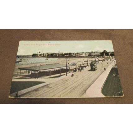 1906 fr postcard - Margate Railway / Tram Station - Kent