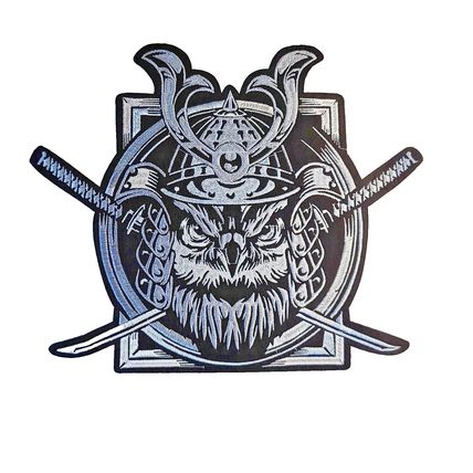 Large Eagle Iron On Patch Japan Embroidered Badge Biker 28 cm x 23.5cm Goth P209