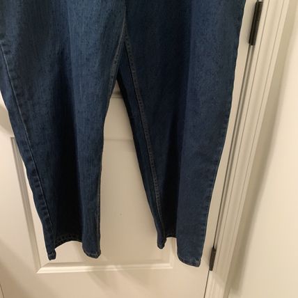 Harbor Bay Men's Big & Tall Blue Jeans Pockets Rugged Loose Fit Size 48x34