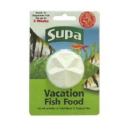 3 X PACKS OF SUPA 14 day VACATION / HOLIDAY FISH FOOD, TROPICAL COLDWATER