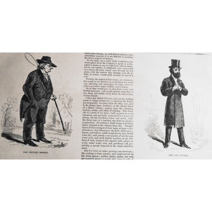 Town And Country - Story & 6 Prints - Harper's Weekly - February 6, 1858