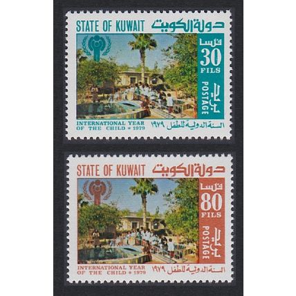 Kuwait Intl Year of the Child 2v 1979 MNH SG#819-820 Sc#776-777