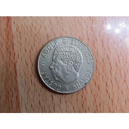 Sweden 1957 1 Silver Krone Coin