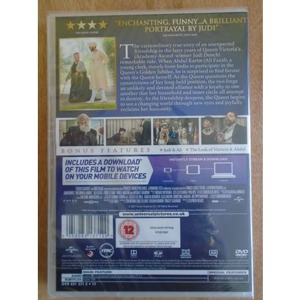 Victoria & Abdul DVD NEW & SEALED