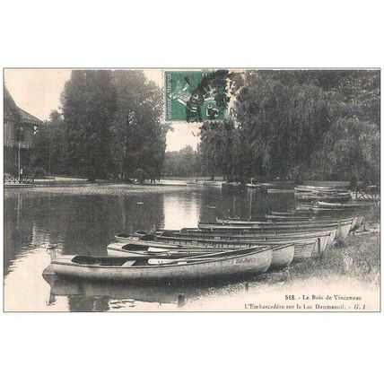 75 - Paris - Bois de Vincennes - L'Embarcadère sur le Lac Daumesnil